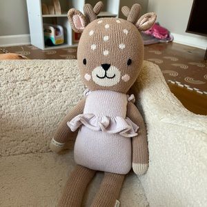 Cuddle + Kind 20” Violet The Fawn Hand Knit Doll